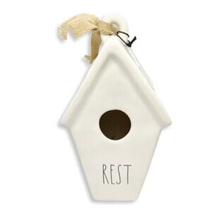 New Rae Dunn Artisan Collection by Magenta Ceramic Taper Rest Birdhouse
